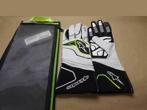 セール特価！！アルパインスターズ新品■ レーシングカートグローブ TECH-1 KX V2 GLOVE■ホワイト XLサイズ　alpinestars