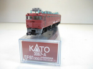 KATO　3067-A　EF81 300　JR貨物更新車　ローズピンク　タイプ