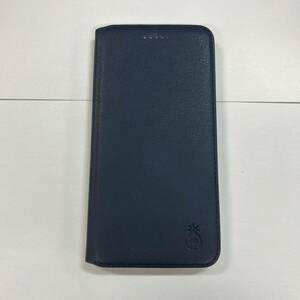 【SK5】iPhone7/8 Plus　PUレザーケース　ネイビー