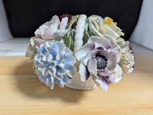 Royal Doulton ロイヤルドルトン 陶花 陶器 置物 花 フラワーブーケ オブジェ インテリア