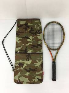 K14-349-1217-115【中古品】WILSON BURN 95 CV CAMO EDITION ウィルソン バーン 95 硬式用ラケット テニスラケット