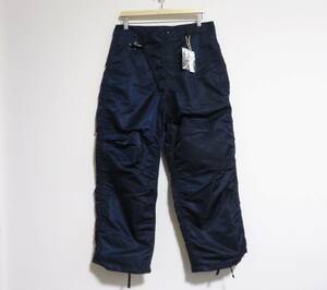 定価4万 Engineered Garments Duffle Over Pant ネイビー S アメリカ製 エンジニアード ガーメンツ ナイロン ダッフル オーバー パンツ