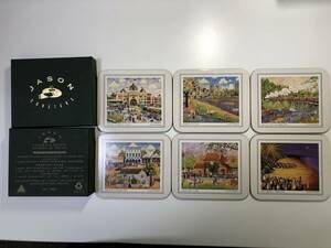 【未使用】JASON COASTERS　Coasters Rectangular　MELBOURNE　By N.WILDMAN　コースター　メルボルン　6枚セット　コルク