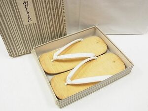 平和屋-こころ店■男性　和装小物　雪駄　畳表　本革底　逸品　未使用　AAAF5133Aay