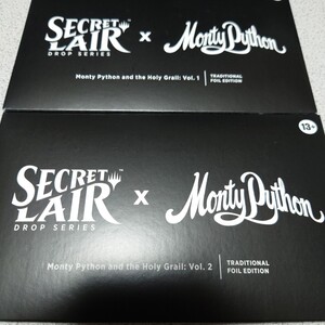 MTG Secret Lair x Monty Python and the Holy Grail: Vol.1＆2 英語RAINBOW FOIL EDITION 2パックセット 未開封シークレットレイヤー 即決