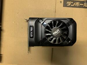 K45★中古品 PALiT GTX750 STORMX 1GB GDDR5 128B グラフィックボード★