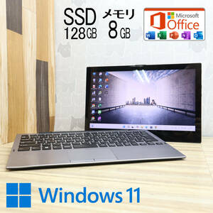 ★美品 SSD128GB メモリ8GB★VJPA11C11N Webカメラ Core m3 8100Y Win11 Microsoft Office 2019 Home&Business 中古品 ノートPC★P78566