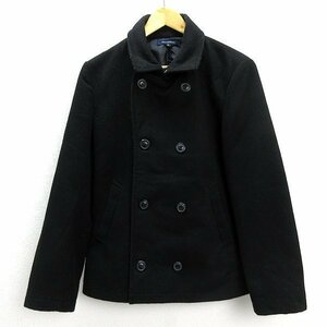 A■アーバンリサーチ/URBAN RESEARCH ITEMSショートピーコートJKT■黒【38】MENS