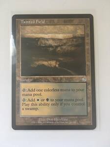 MTG　Tainted Field/汚れた原野　(TOR/トーメント,英) 1枚