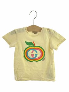 GUCCI◆Tシャツ/100cm/コットン/IVO/555675