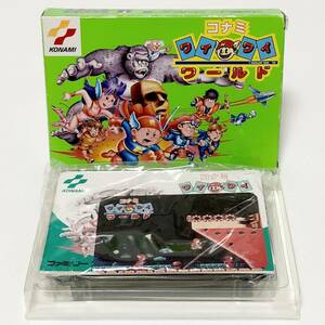 ファミコン コナミワイワイワールド 箱説付き チラシ キャラカード有 コナミ Nintendo Famicom Konami Wai Wai World CIB Tested Konami