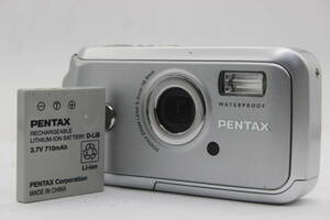 【返品保証】 ペンタックス Pentax Optio W20 バッテリー付き コンパクトデジタルカメラ v1087