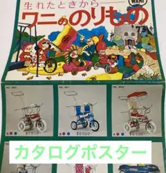 ワニののりもの　カタログポスター　ワニ製作所？