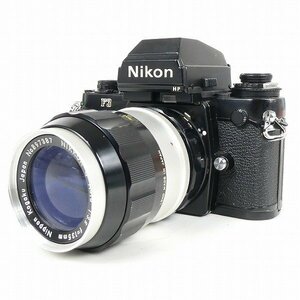 ニコン Nikon フィルム一眼レフカメラ F3 HP ブラック NIKKOR-Q Auto 135mm F3.5 シャッター確認 中古■LZ009s■