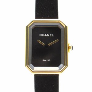 シャネル プルミエール リボン ブランドオフ CHANEL K18（イエローゴールド） 腕時計 750YG/チタン/ラバー 中古 レディース