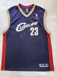 NBA CAVS JAMES #23 レブロン・ジェームズ reebok　リーボック製 クリーブランド・キャバリアーズ ユニフォーム バスケ ジャージ　シャツ