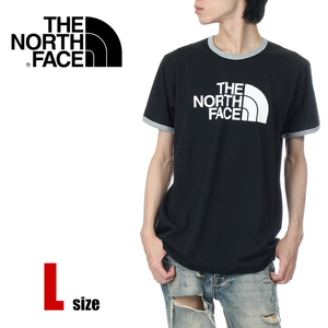 【新品】ノースフェイス Tシャツ 黒 L メンズ レディース THE NORTHFACE ザノースフェイス 大きいサイズ 吸汗 速乾 ブランド NT32373