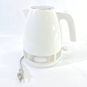 1円～ 8T60301224 Delonghi デロンギ アクティブ電気ケトル 湯沸かし KBLA-1200J-W 電化製品 通電確認 動作未確認 現状品