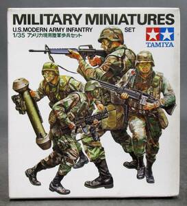 プラモデル［アメリカ現用陸軍歩兵セット］1/35 ミリタリー ミニチュアシリーズ133 タミヤ 田宮模型