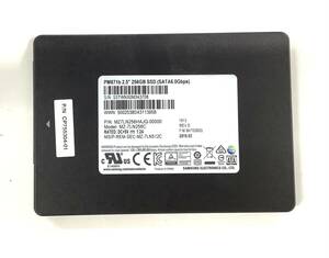 S6051336 SAMSUNG SATA 256GB 2.5インチ SSD 1点 【中古動作品】