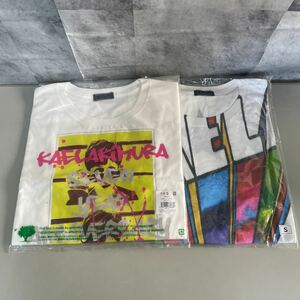 ●未開封●木村カエラ Tシャツ 2点 セット/Sサイズ/Lucky7/ホワイト/白/蛙がどばーっと カエラT/まとめて/KAELA KIMURA/グッズ/限定★A1501