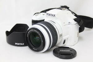 Y2265 ペンタックス Pentax K-X ホワイト SMC Pentax-DA L 18-55mm F3.5-5.6 AL デジタル一眼 ボディレンズセット ジャンク