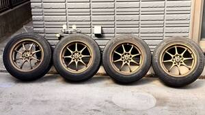 ◆◇　RAYS VOLK RACING レイズ ボルクレーシング CE28N 15インチ 6.5JJ +45 4穴 PCD100 ブロンズ 4本セット 鍛造 軽量　◇◆