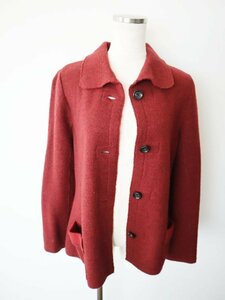 【送料込】DAKS ダックス ジャケット Mサイズ レッド 毛100% 日本製 秋冬コーデ きれいめ 6431406