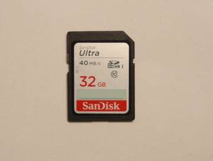 SanDisk 32GB SDHC メモリーカード