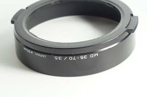 影RG【並品 送料無料】MINOLTA MD35-70 ／3.5 (New) MD35-70mm F3.5用 ミノルタレンズフード