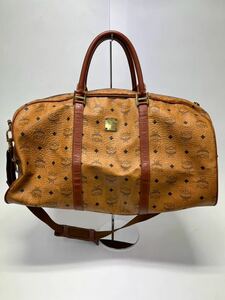 【JL4-3029】MCM ボストンバッグ ショルダーストラップ付き ヴィセトス柄 1964s １円スタート