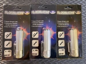 ◆希少廃盤品 未使用 SPEED MASTER製◆LED フラッシュライト 1個 懐中電灯 携帯 ハンディライト 小型 防災 アウトドア 乾電池式