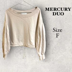 38a853 マーキュリーデュオ　MERCURYDUO クロップシャツ　綿100