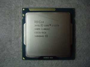 【送料無料】 Intel Core i7-3770 （LGA1155、3.40GHz、SR0PK）