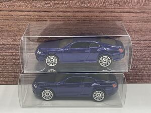 即決有★マッチボックス MATCHBOX ベントレー コンチネンタル GT 紫 パック バラ 2台セット★ミニカー ルース