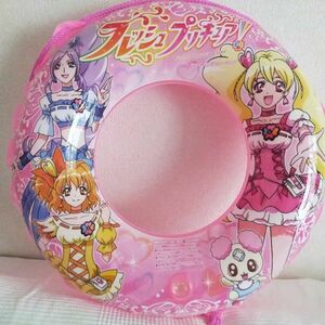 早い者勝ち【激レア】（2009年）フレッシュプリキュア 浮き輪 55cm☆ 空気ビニール　■管理番号L28039YER-240513