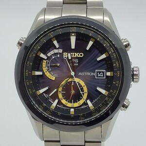 SEIKOセイコーASTRONアストロンSBXA005ソーラーGPS箱保付メンズ腕時計