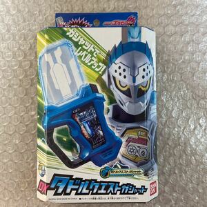 新品 DX タドルクエスト ガシャット 仮面ライダーエグゼイド ゲーマドライバー バンダイ ジオウ おもちゃ なりきり ビルド 玩具 ゲンム