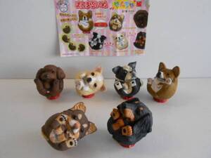 ♯Jqi22IZまんまるどうぶつまんまるいぬやんちゃ編全6種ブラック♂TAKARATOMYARTS♀200円〓013900_c