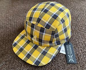 新品 KANGOL カンゴール 5パネル キャップ 帽子 Summer Plaid 5Panel サマープレイド 黄色 イエロープレイド ジェットキャップ 完売品 