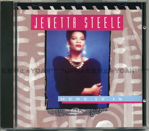 フランス盤 ☆ JEVETTA STEELE / HERE IT IS ☆ ジェヴェッタ・スティール TOMMY LIPUMA RICKY PETERSON REGGIE GRIFFIN MICHAEL LANDAU