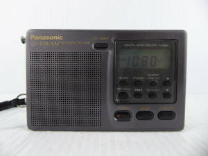 ★☆Panasonic ワイドFM対応 FM/AMコンパクトラジオ RF-U06 日本製 動作品 オマケ新品電池付き☆★