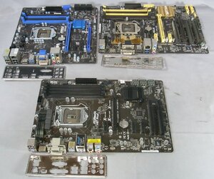 B42367 O-10341 LGA1150 マザーボード 3枚セット ジャンク