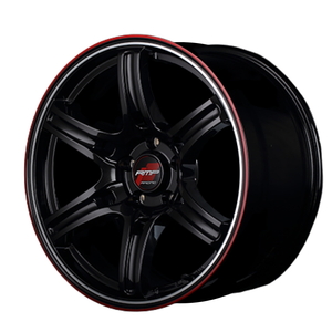 BRIDGESTONE REGNO GR-X3 215/45R18 RMP RACING R60 クリスタルブラック/レッド 18インチ 9.5J+22 5H-114.3 4本セット