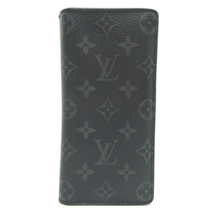 ［飯能本店］LOUIS VUITTON LV ルイ・ヴィトン ポルトフォイユブラザ M61697 長財布 モノグラムエクリプス ノワール（ブラック） DH78418