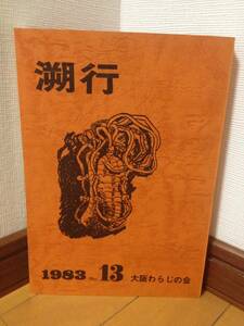 遡行 1983年 NO.13 大阪わらじの会 沢登り 登山 シャワークライミング 川浦川 日河原洞 樫原谷 池郷川 宇賀渓