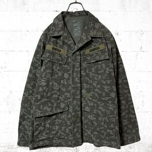 希少 WTAPS A BATHING APE コラボ M65 デジタルカモ　ダブルタップス アベイシングエイプ ミリタリー ジャケット　Mサイズ 迷彩 カモフラ