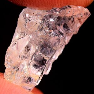 【世界の原石:モルガナイト 9.00ct:2583】アフリカ産 緑柱石 モルガン石 Natural Morganite Rough 鉱物 宝石 標本 jewelry Africa