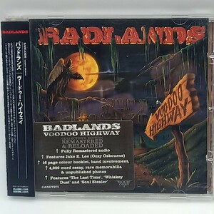 C-0865★直輸入盤 CD 帯 ライナー付★バッドランズ / ヴードゥー・ハイウェイ リマスター BADLANDS VOODOO HIGHWAY ROCK CANDY CANDY 072