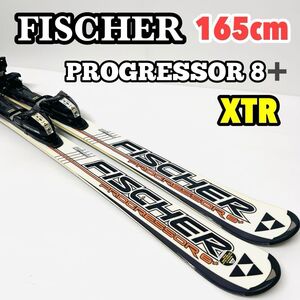 FISCHERフィッシャー　PROGRESSOR dual スキー板 ビンディング付　スキー　165cm XTR プログレス